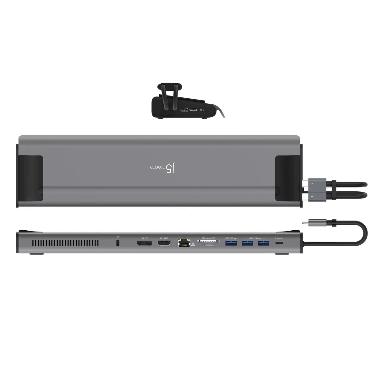 Док-станція J5create USB-C 12-в-1 (JCD552-N) - мініатюра 7