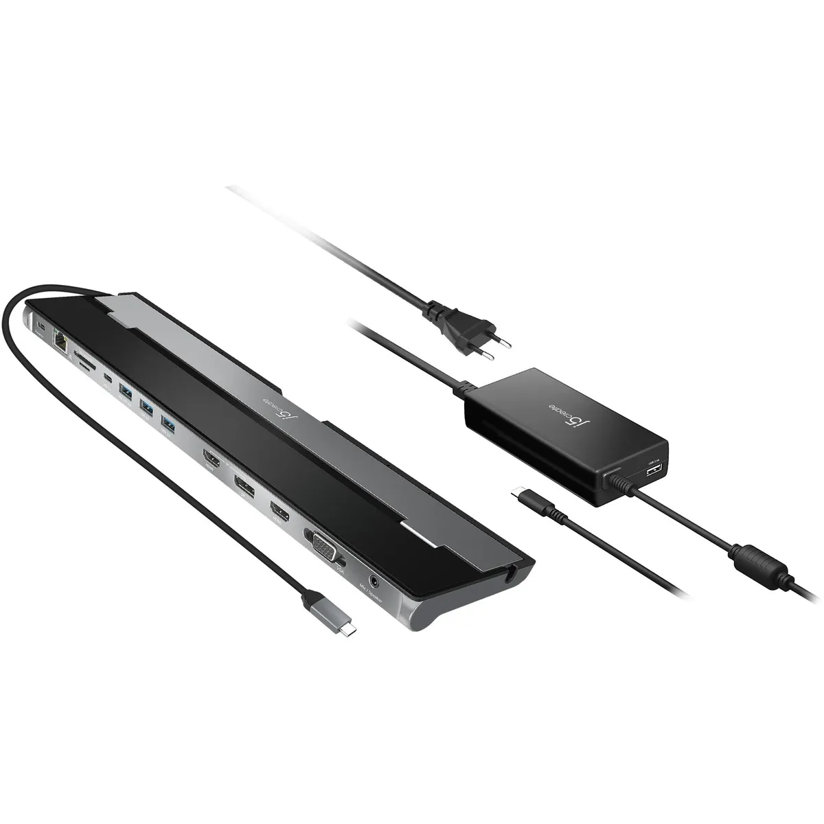 Док-станція J5create USB-C 13-в-1 (JCD543P-EN) - зображення 1