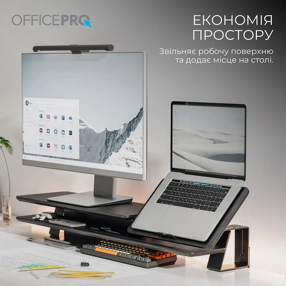 Підставка для монітора OfficePro MR260B Black - мініатюра 9