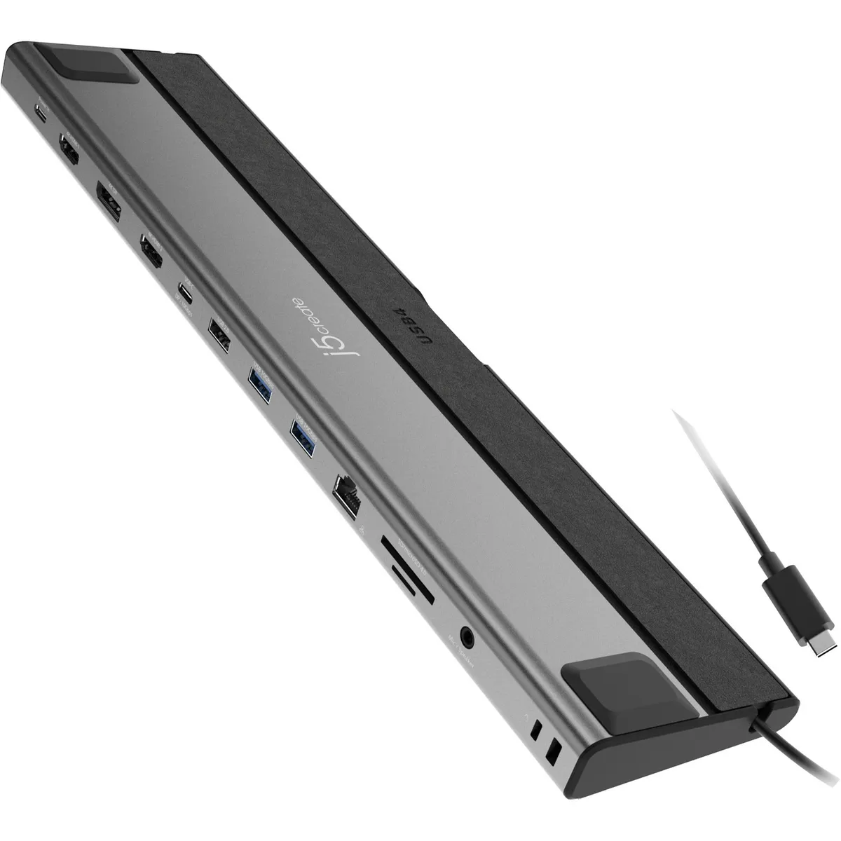 Док-станція J5create USB-C 12-в-1 (JCD554-N) - зображення 1