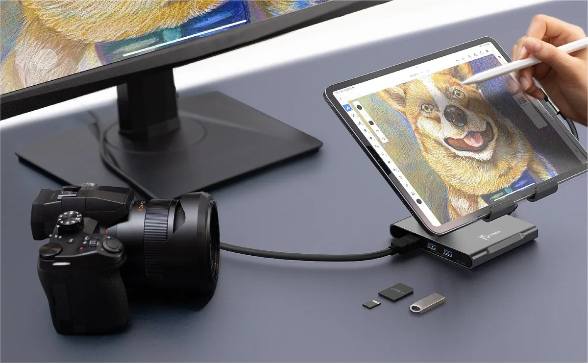 Док-станція J5create USB-C 8-в-1 (JTS224-N) - мініатюра 8