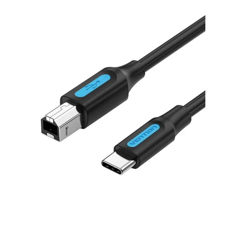 Кабель для принтера USB 2.0 USB-C/BM 2.0m 2.4А 480Mbps Vention (CQUBH) - зображення 1