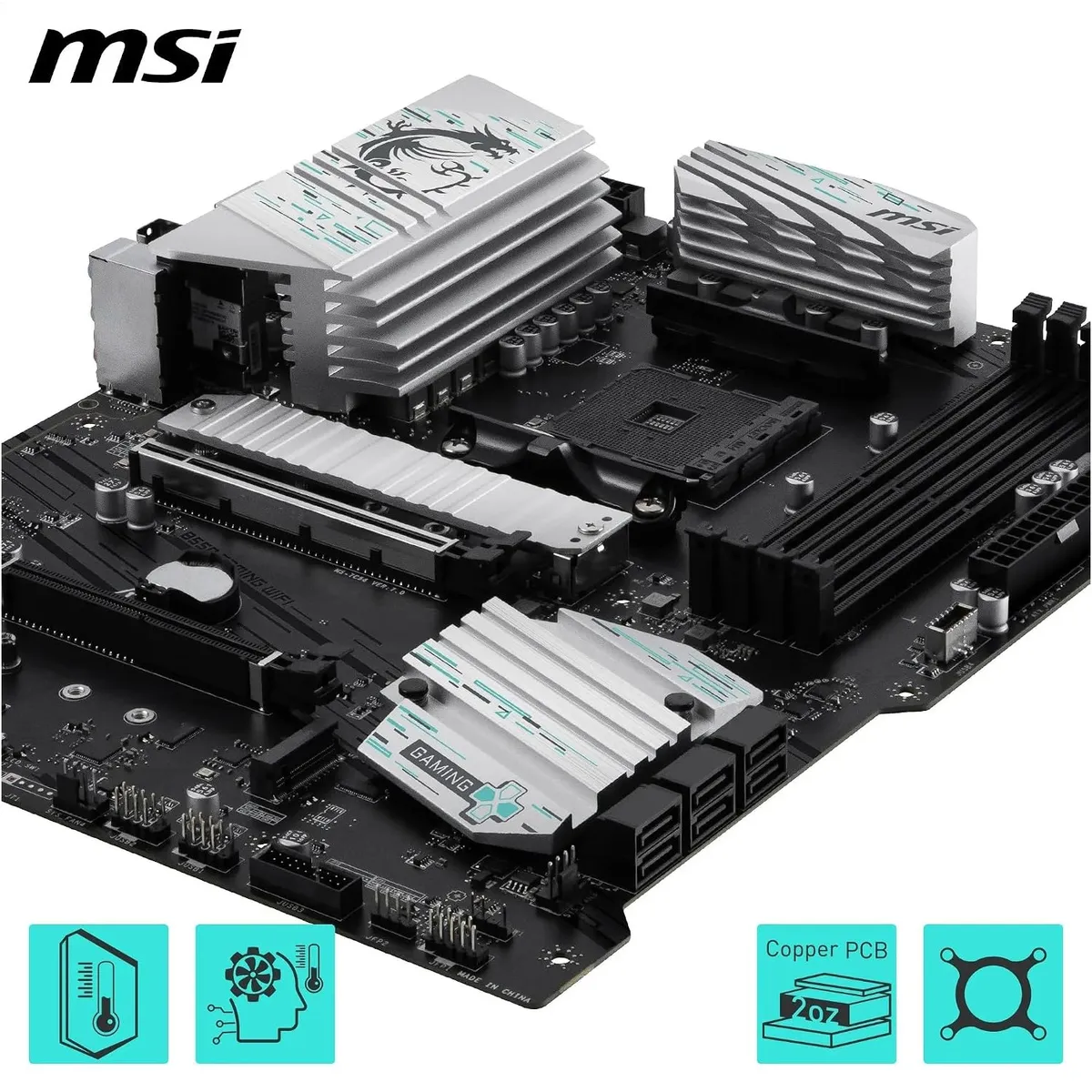 Материнська плата MSI B550 Gaming WiFi Socket AM4 - мініатюра 10