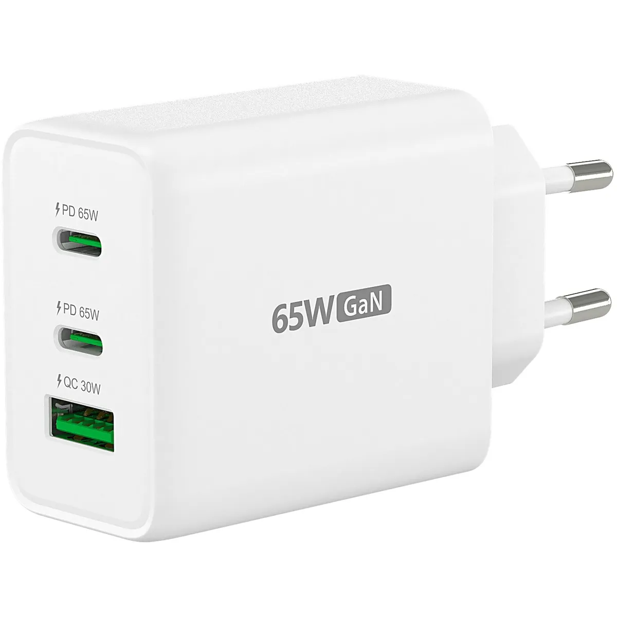 Мережевий зарядний пристрій J5create GaN USB-C 65W White (JUP3365E-EN) - зображення 1