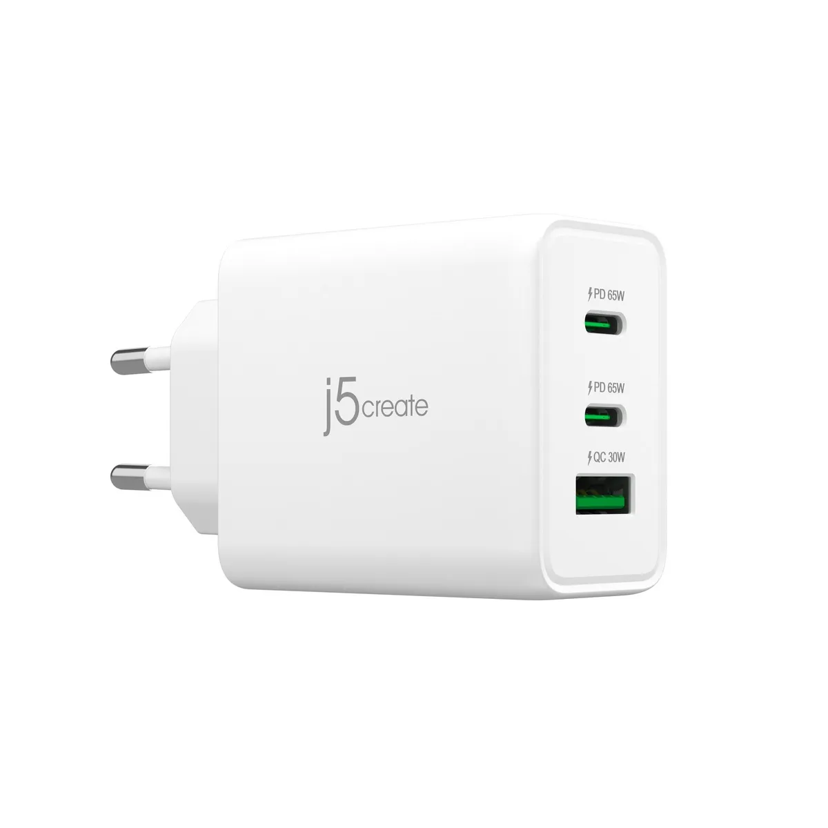 Мережевий зарядний пристрій J5create GaN USB-C 65W White (JUP3365E-EN) - мініатюра 5
