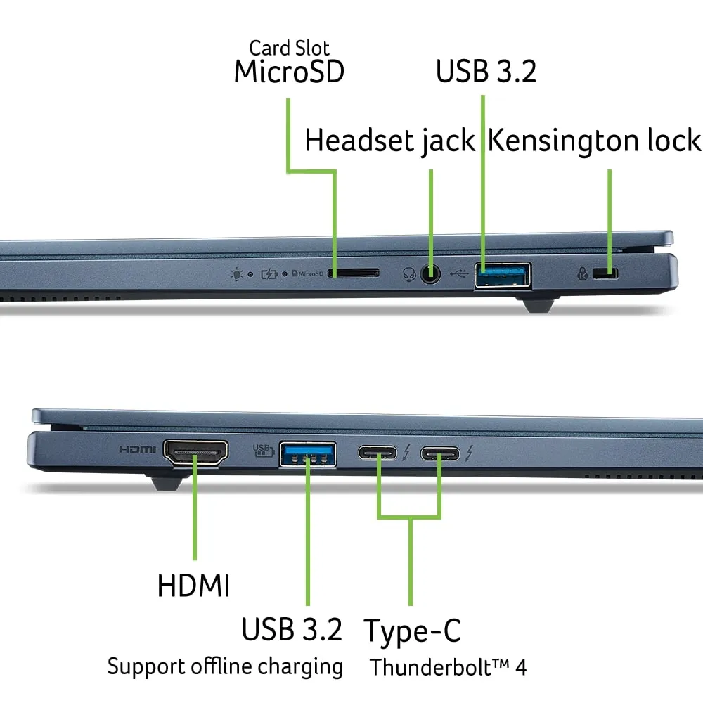 Ноутбук Acer Swift Go 14 SFG14-75 (NX.JNBEU.004) Silver - мініатюра 10