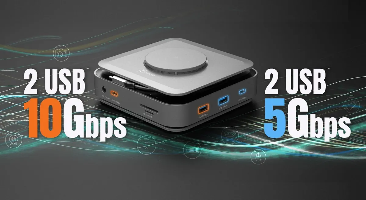 Док-станція J5create USB-C 12-в-1 (JCD3199-N) - мініатюра 13