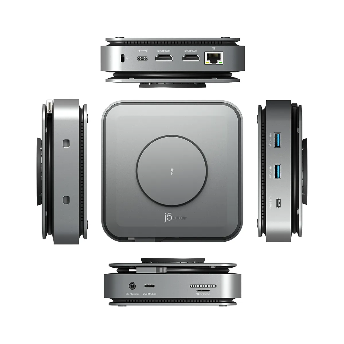 Док-станція J5create USB-C 12-в-1 (JCD3199-N) - мініатюра 5