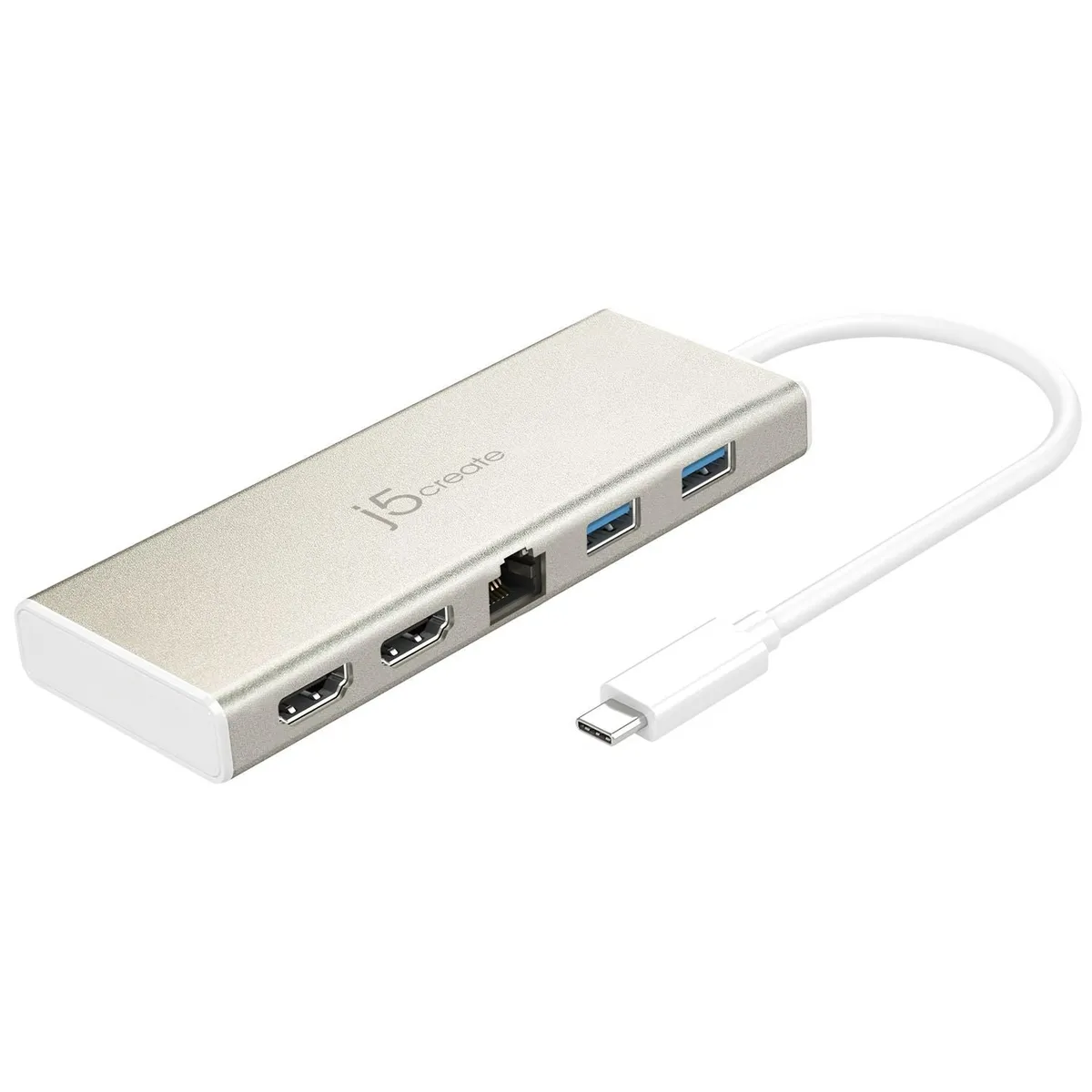 Док-станція J5create USB-C 6-в-1 (JCD381-N) - зображення 1