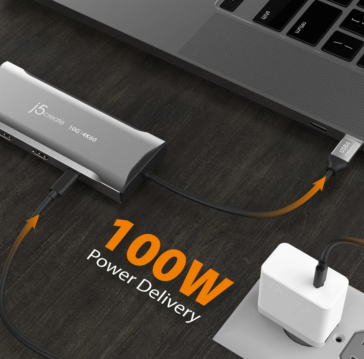 Док-станція J5create USB-C 11-в-1 (JCD397-N) - мініатюра 6