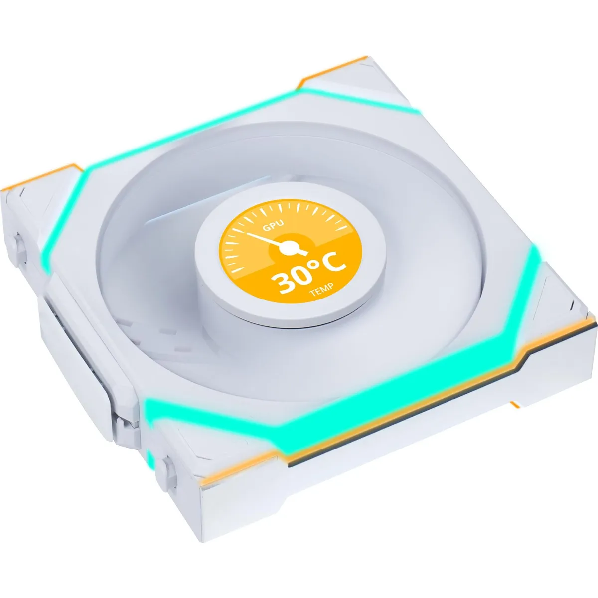 Вентилятор Lian Li Uni Fan SL Wireless LCD 120-3 Reverse White (G99.12RSLLCD1W3W.00) - мініатюра 7