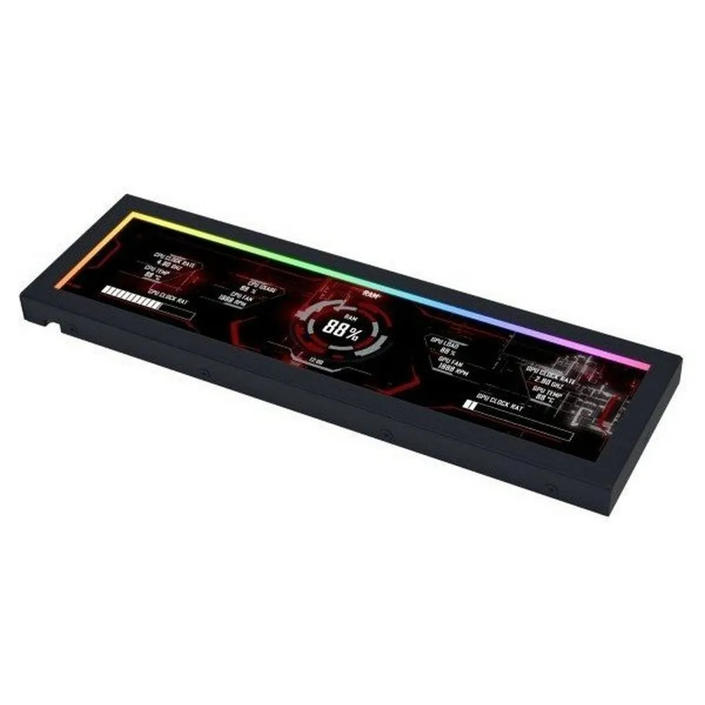 Екран Lian Li 8.8" Universal Screen Mount Black (G89.SM088X.00) - мініатюра 2