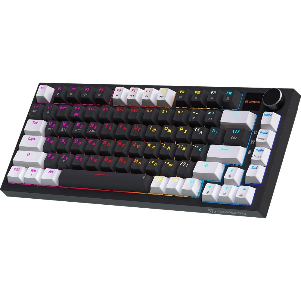Клавіатура бездротова GamePro Asgard Valhalla Pro Black (MK160B-D-Pro) - мініатюра 3