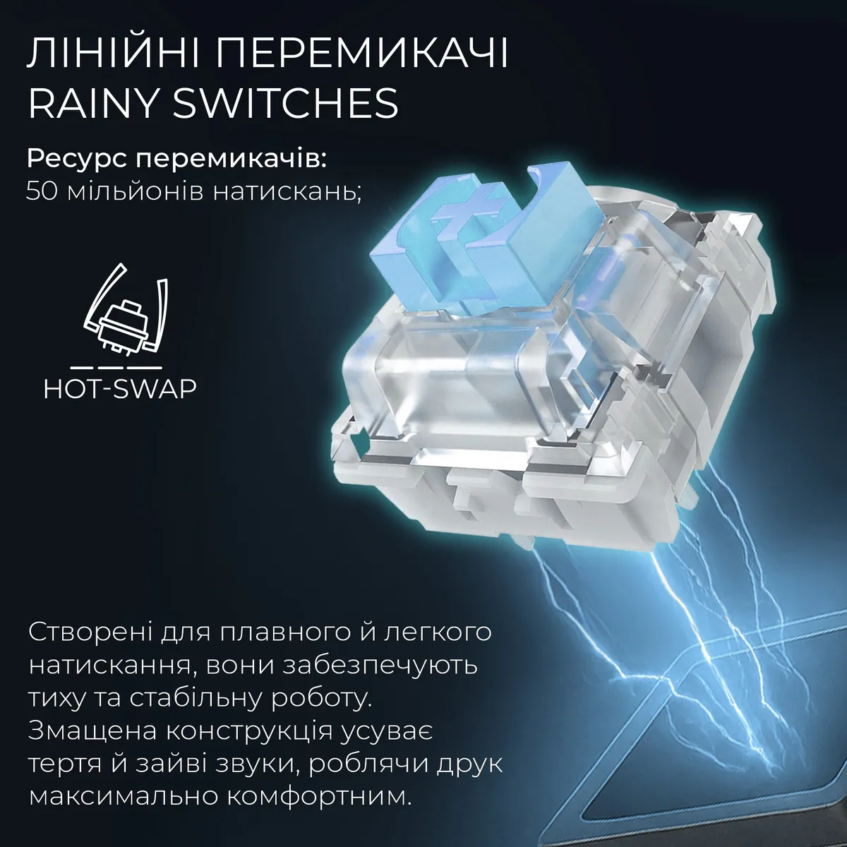 Клавіатура бездротова GamePro Asgard Valhalla Pro White (MK160W-D-Pro) - мініатюра 8