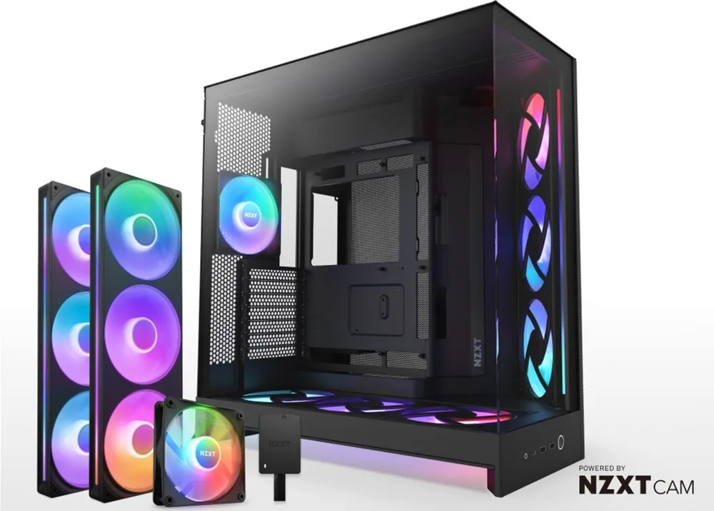 Корпус NZXT H9 Flow RGB+ Black (CM-H92FB-P1) - мініатюра 3