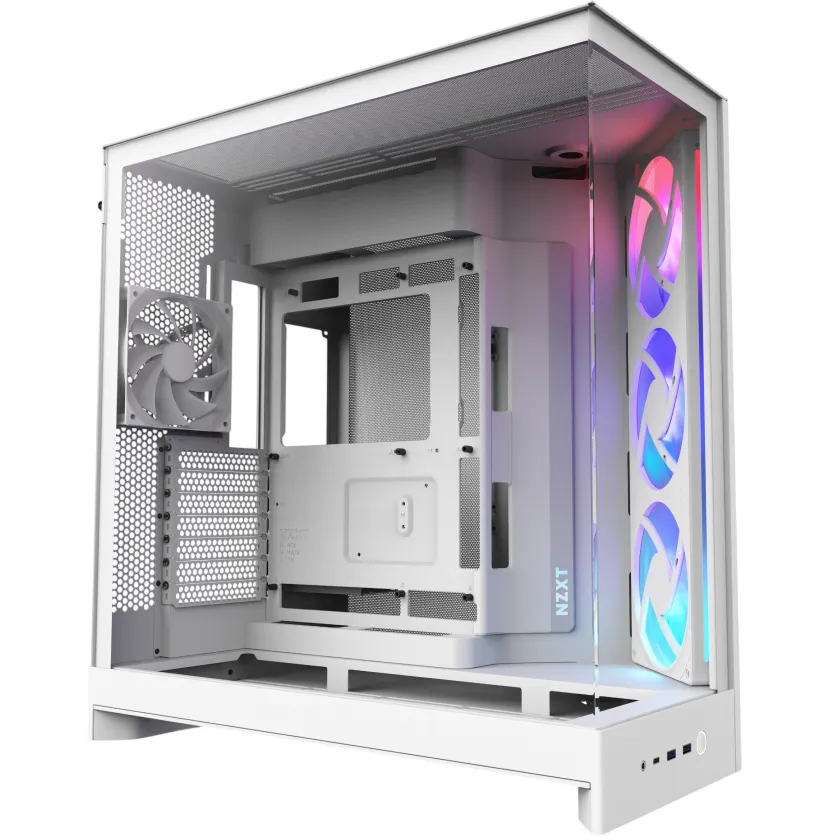 Корпус NZXT H9 Flow RGB White (CM-H92FW-R1) - зображення 1