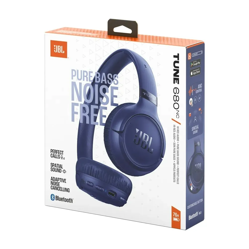 Bluetooth-гарнітура JBL Tune 680NC Blue (JBLT680NCBLU) - мініатюра 2