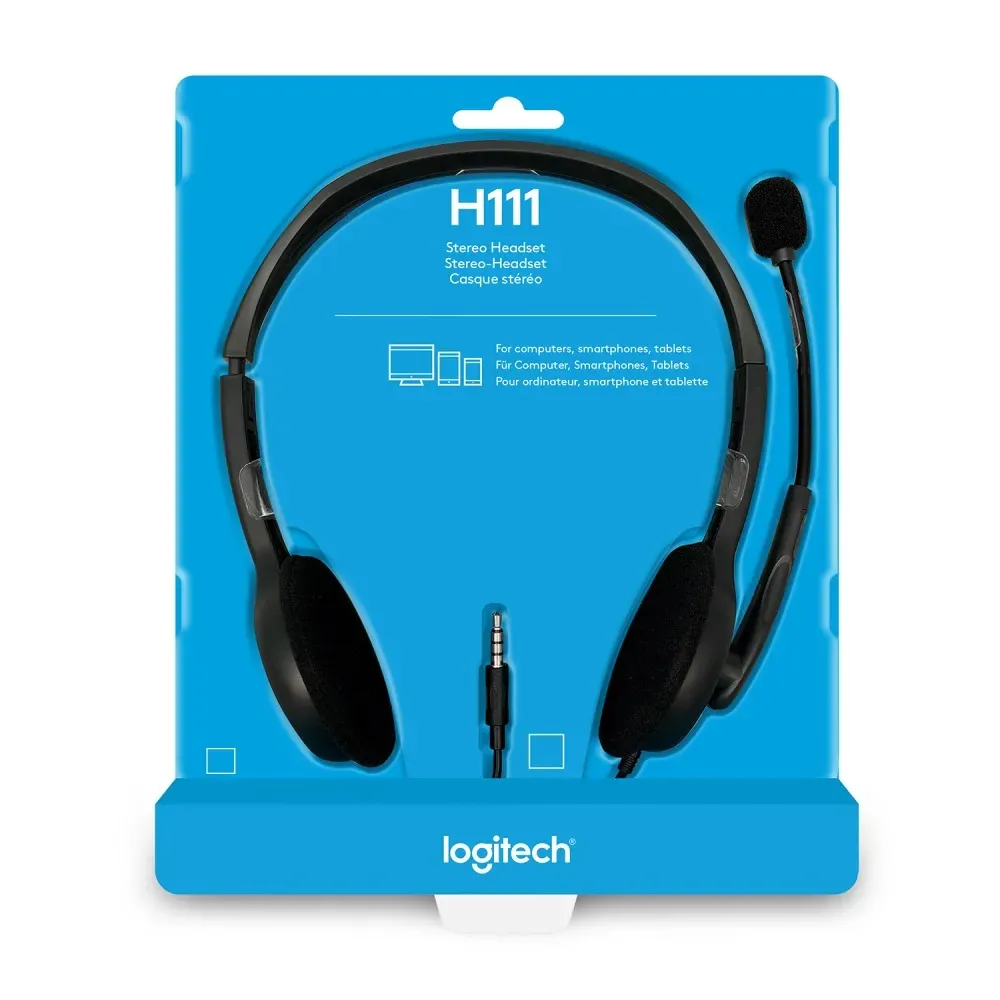 Гарнiтура Logitech H111 Stereo (981-000593) - мініатюра 6