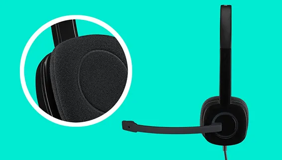 Гарнiтура Logitech H151 Stereo Black (981-000589) - мініатюра 9
