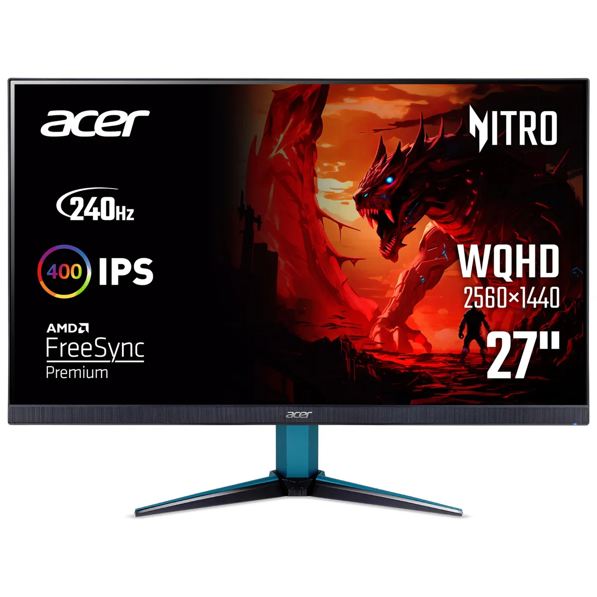 Монітор Acer 27" VG272UW2bmiipx (UM.HV2EE.201) IPS Black 240Hz - зображення 1
