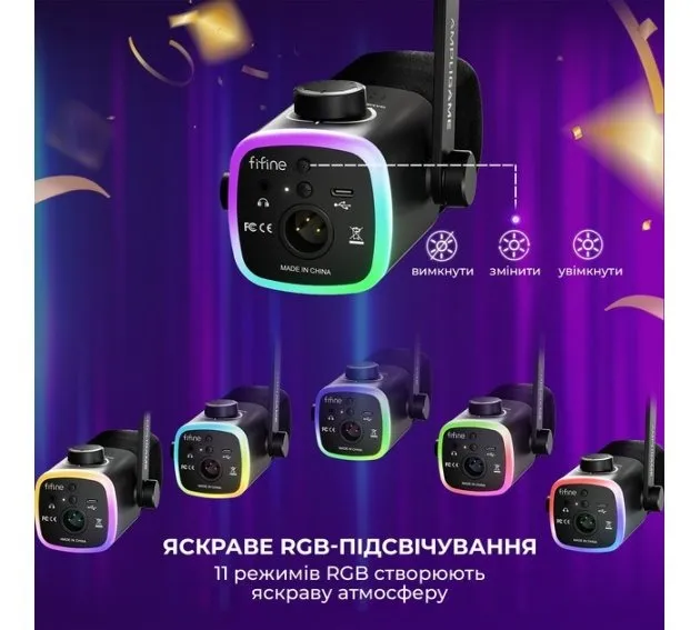 Мікрофон Fifine AM9 Black - мініатюра 11