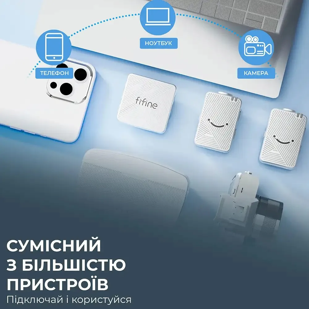 Мікрофон Fifine M9W White - мініатюра 7