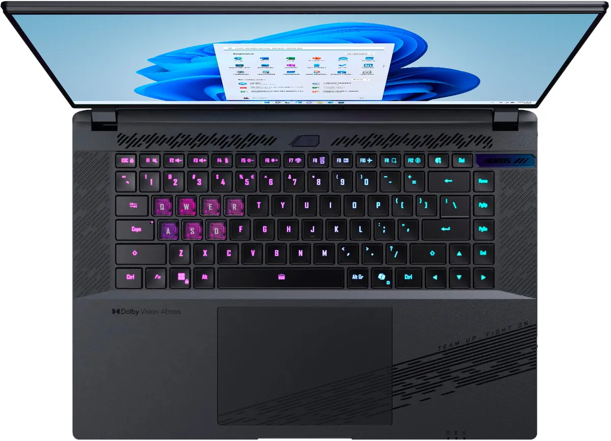 Ноутбук Gigabyte Aorus Elite 16 BWH (BWHC3UAC65SH) Gray Tide - мініатюра 2