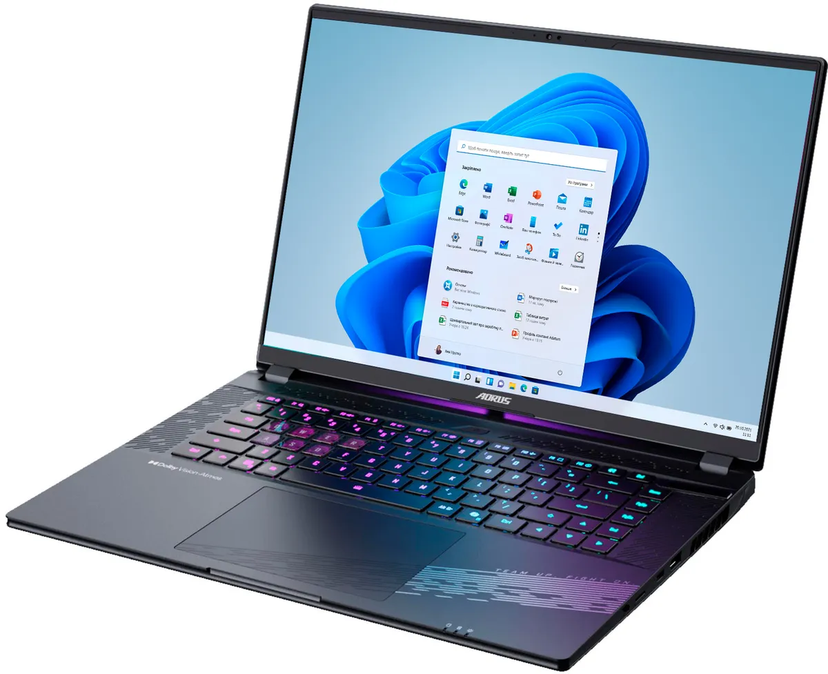 Ноутбук Gigabyte Aorus Elite 16 BWH (BWHC3UAC65SH) Gray Tide - мініатюра 4