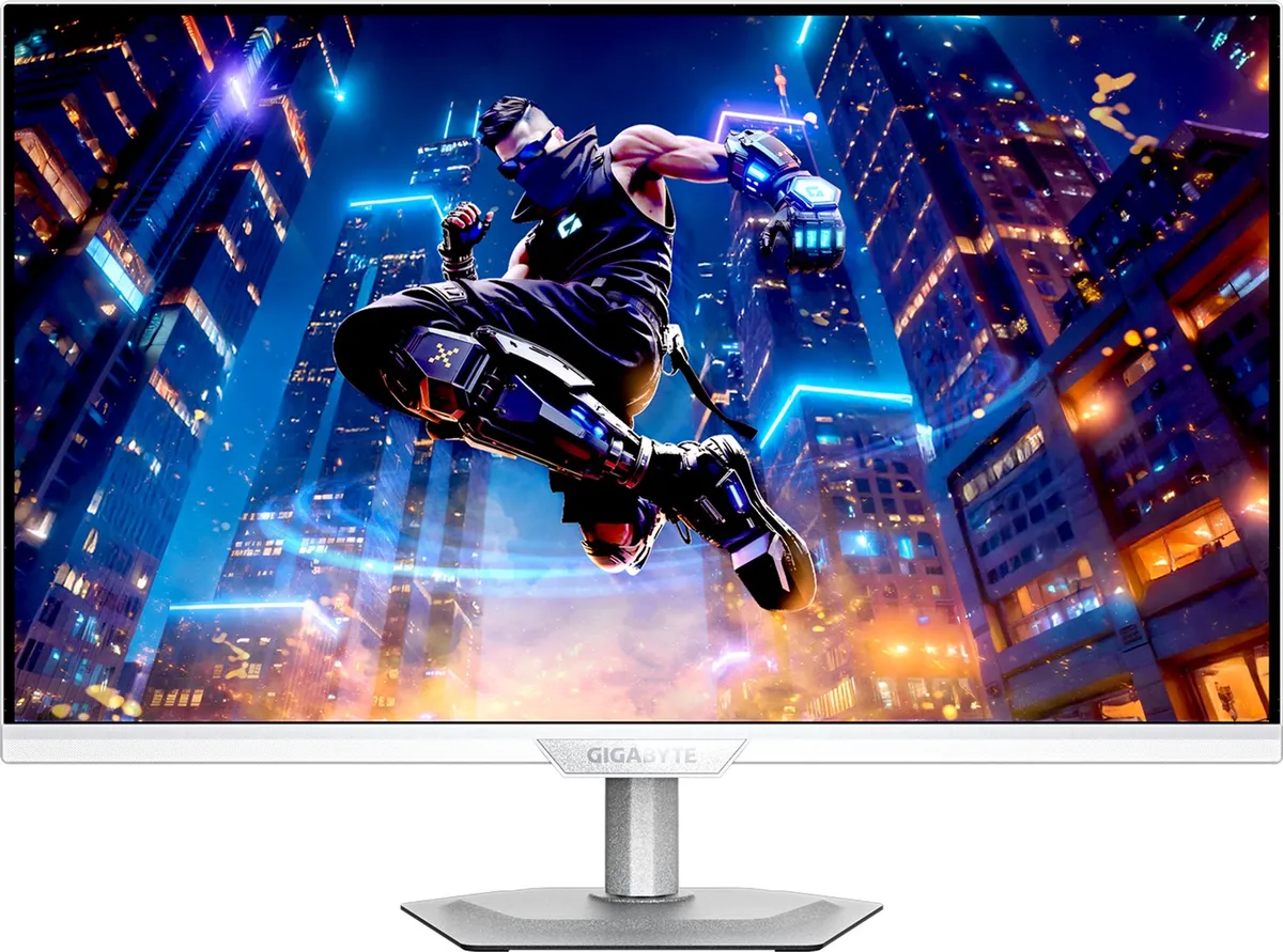 Монітор Gigabyte 27" M27UP ICE EK IPS White 160Hz - мініатюра 2