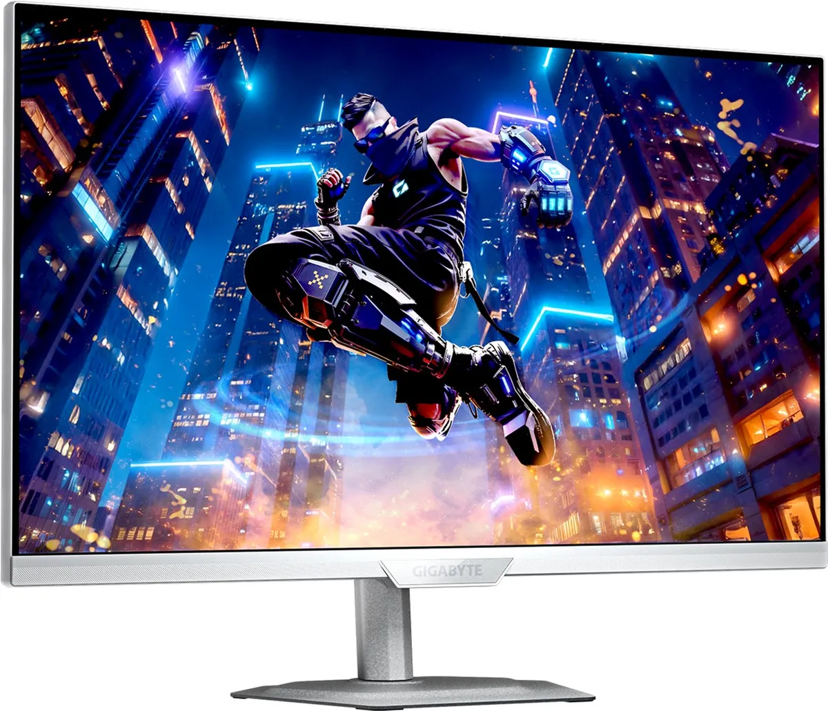 Монітор Gigabyte 27" M27UP ICE EK IPS White 160Hz - мініатюра 3