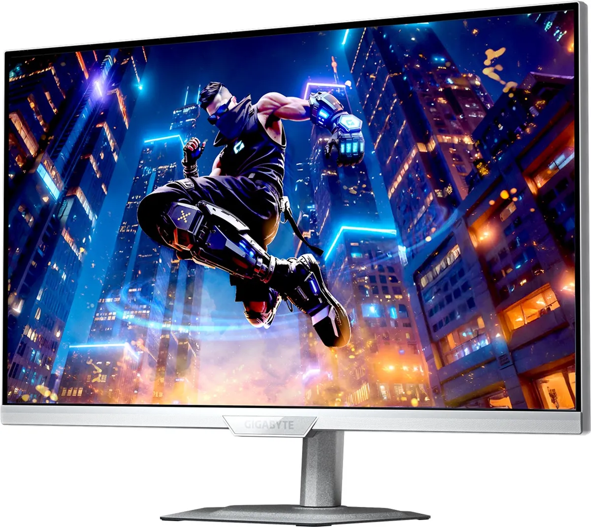 Монітор Gigabyte 27" M27UP ICE EK IPS White 160Hz - мініатюра 4