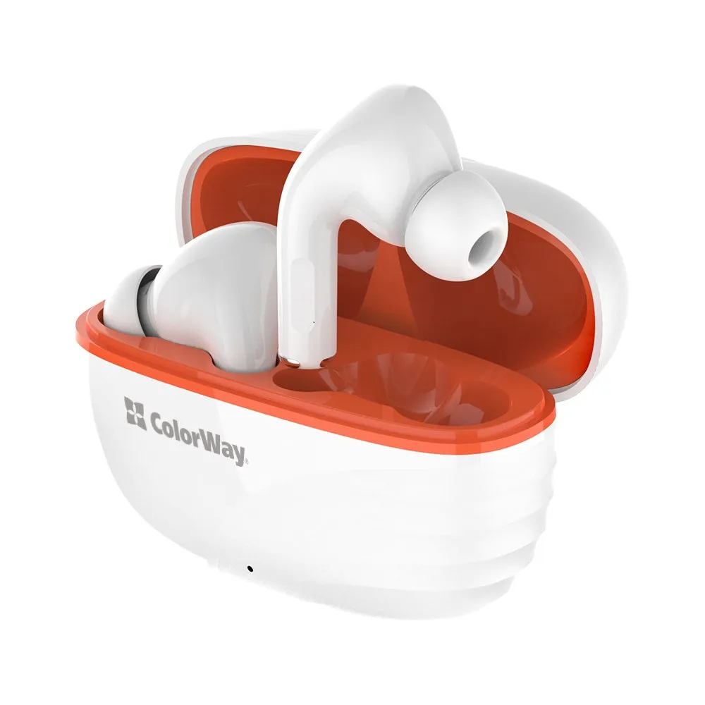 Bluetooth-гарнітура СolorWay Slim TWS-5 Earbuds White (CW-TWS5WT) - мініатюра 2