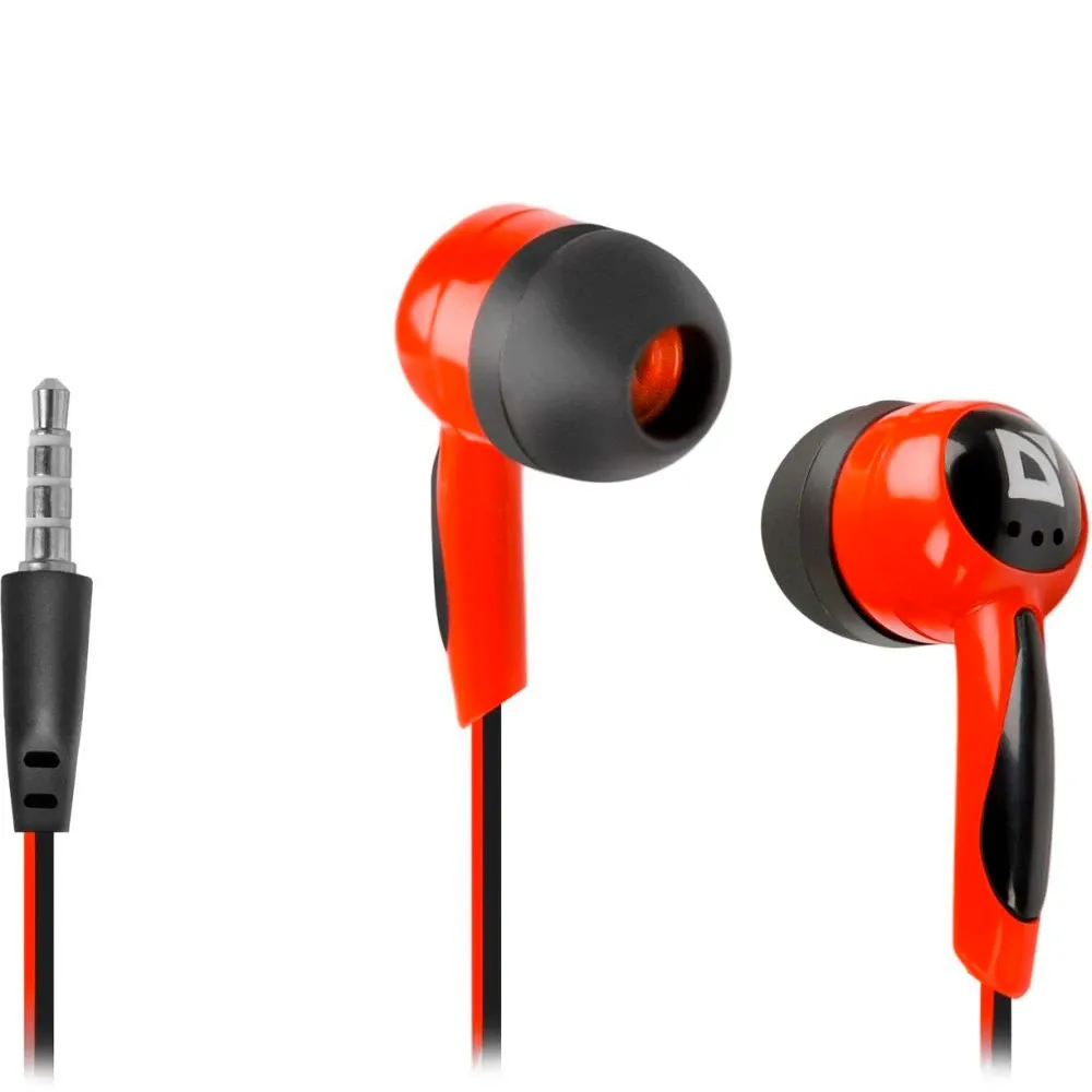 Навушники Defender Basic-604 Black/Red (63605) - зображення 1
