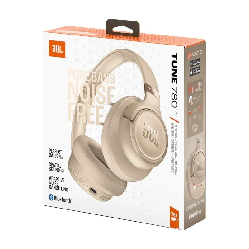 Bluetooth-гарнітура JBL Tune 780NC Beige (JBLT780NCBEG) - зображення 1