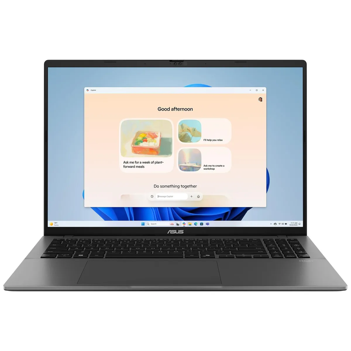 Ноутбук Asus Vivobook S16 M3607HA-RP111 (90NB16F1-M00BW0) Matte Gray - зображення 1