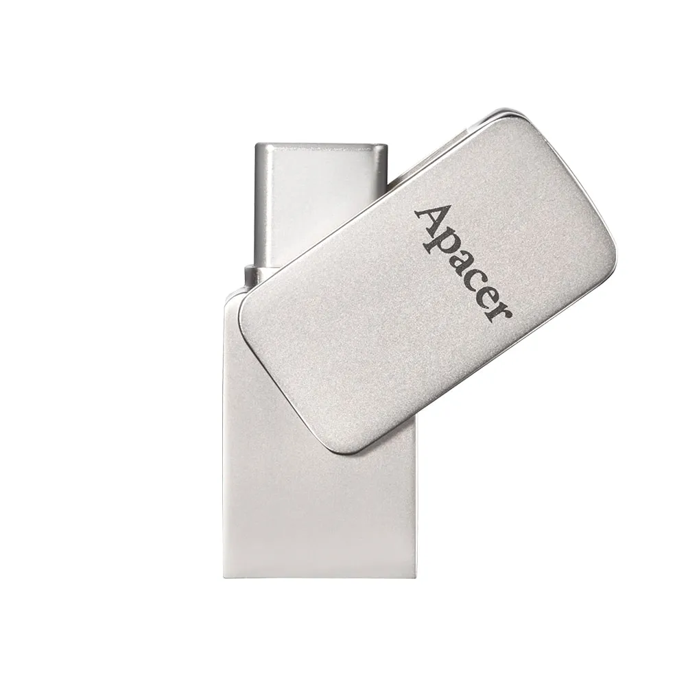 Флеш-накопичувач USB3.2 64GB Apacer AH181 Silver (AP64GAH181S-1) - мініатюра 2