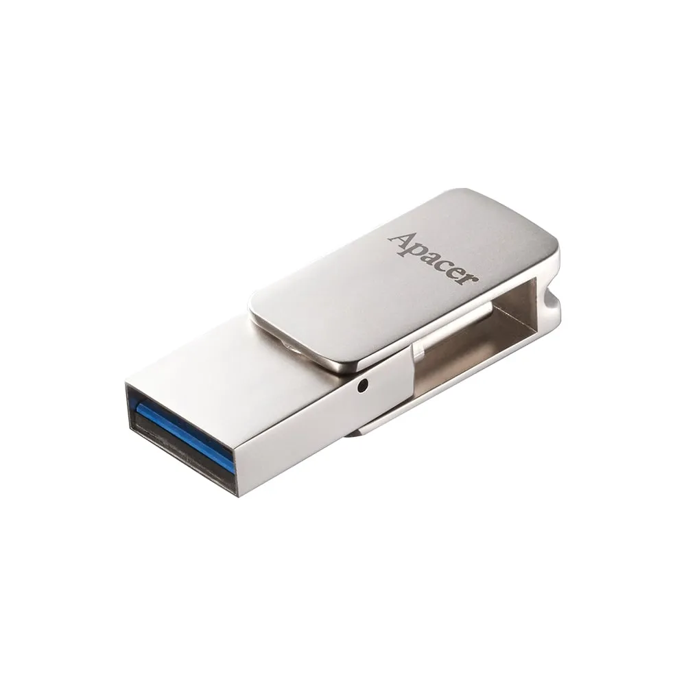 Флеш-накопичувач USB3.2 64GB Apacer AH181 Silver (AP64GAH181S-1) - мініатюра 3