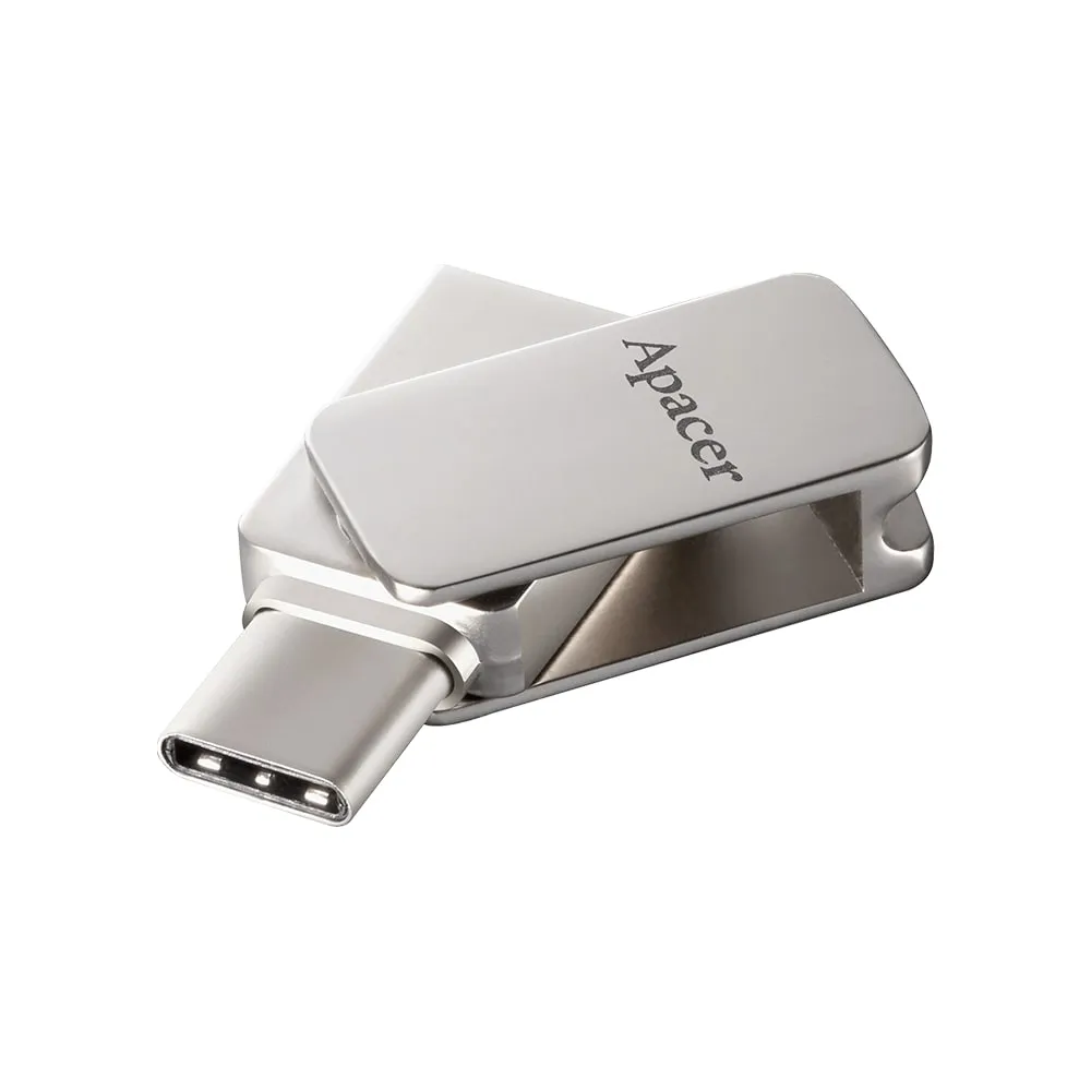 Флеш-накопичувач USB3.2 64GB Apacer AH181 Silver (AP64GAH181S-1) - мініатюра 4