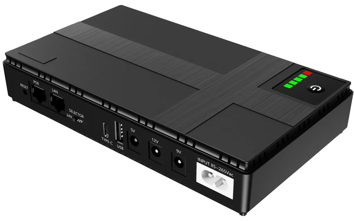 Джерело безперебійного живлення Yepo DC-UPS YP-36W/12000mAh LiFePO4 DC-9V/12V/24V/48V (UA-112969) - зображення 1