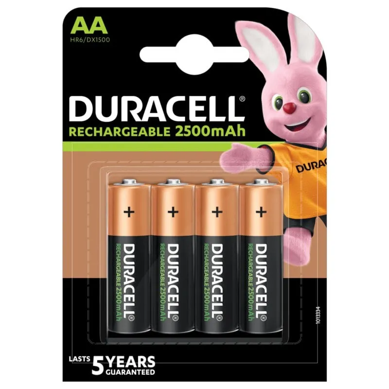 Акумулятор Duracell DX1500 Ni-MH AA/HR06 2500 mAh BL 4шт - зображення 1