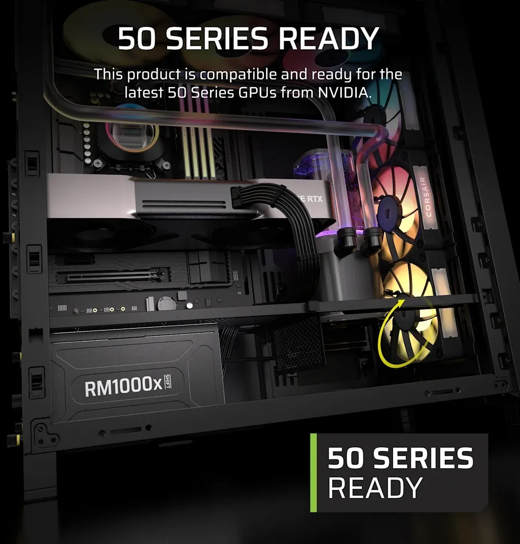 Блок живлення Corsair RM850x Shift ATX 3.1 850W (CP-9020299-EU) - мініатюра 5