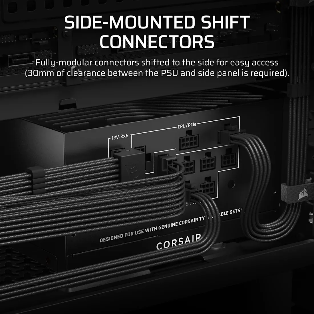 Блок живлення Corsair RM850x Shift ATX 3.1 850W (CP-9020299-EU) - мініатюра 6