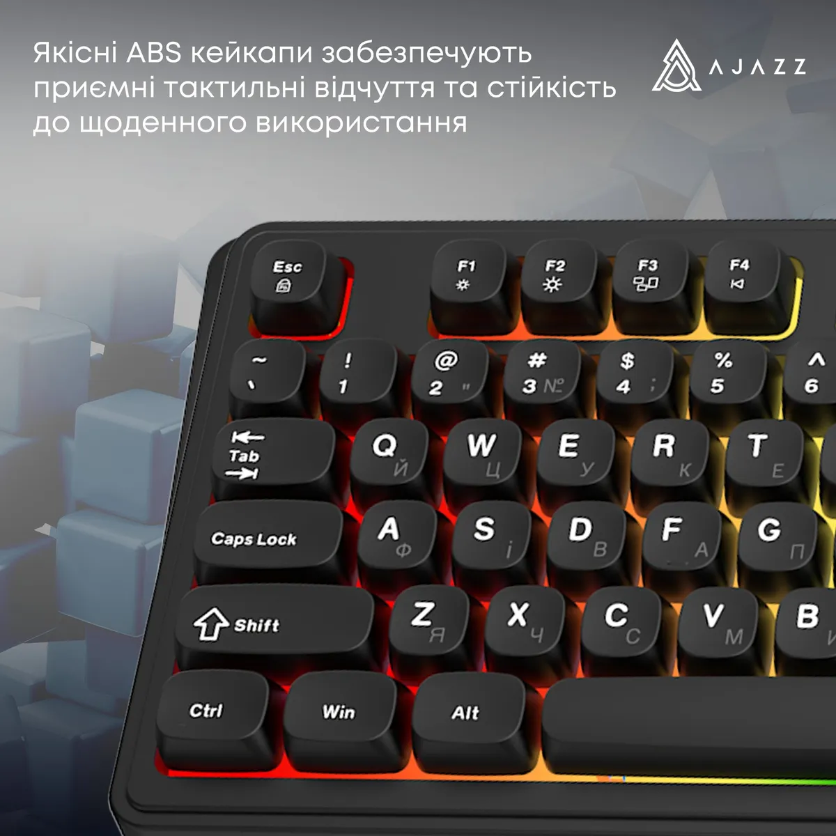 Клавіатура Ajazz AF98 Black USB-C Black (AF98-B) - мініатюра 11
