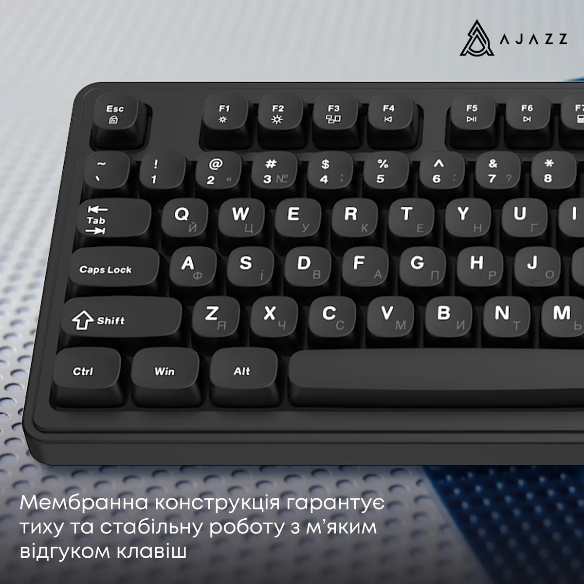 Клавіатура Ajazz AF98 Black USB-C Black (AF98-B) - мініатюра 12
