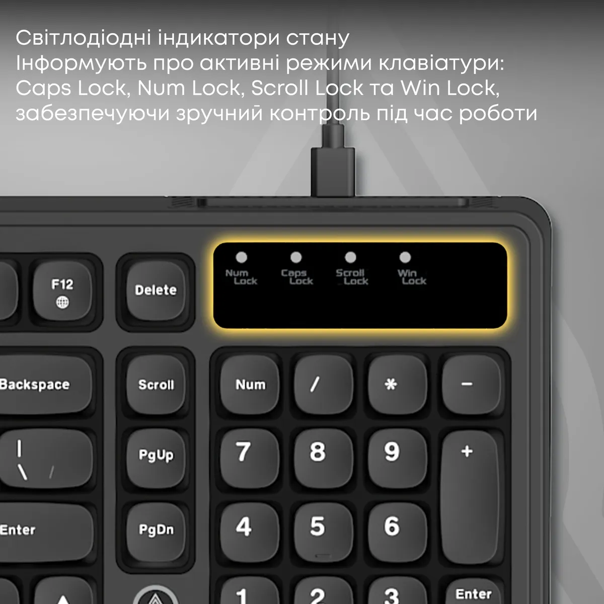 Клавіатура Ajazz AF98 Black USB-C Black (AF98-B) - мініатюра 9