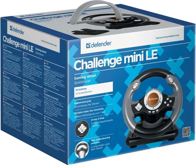 Кермо Defender Challenge Mini LE (64351) Black USB - мініатюра 6