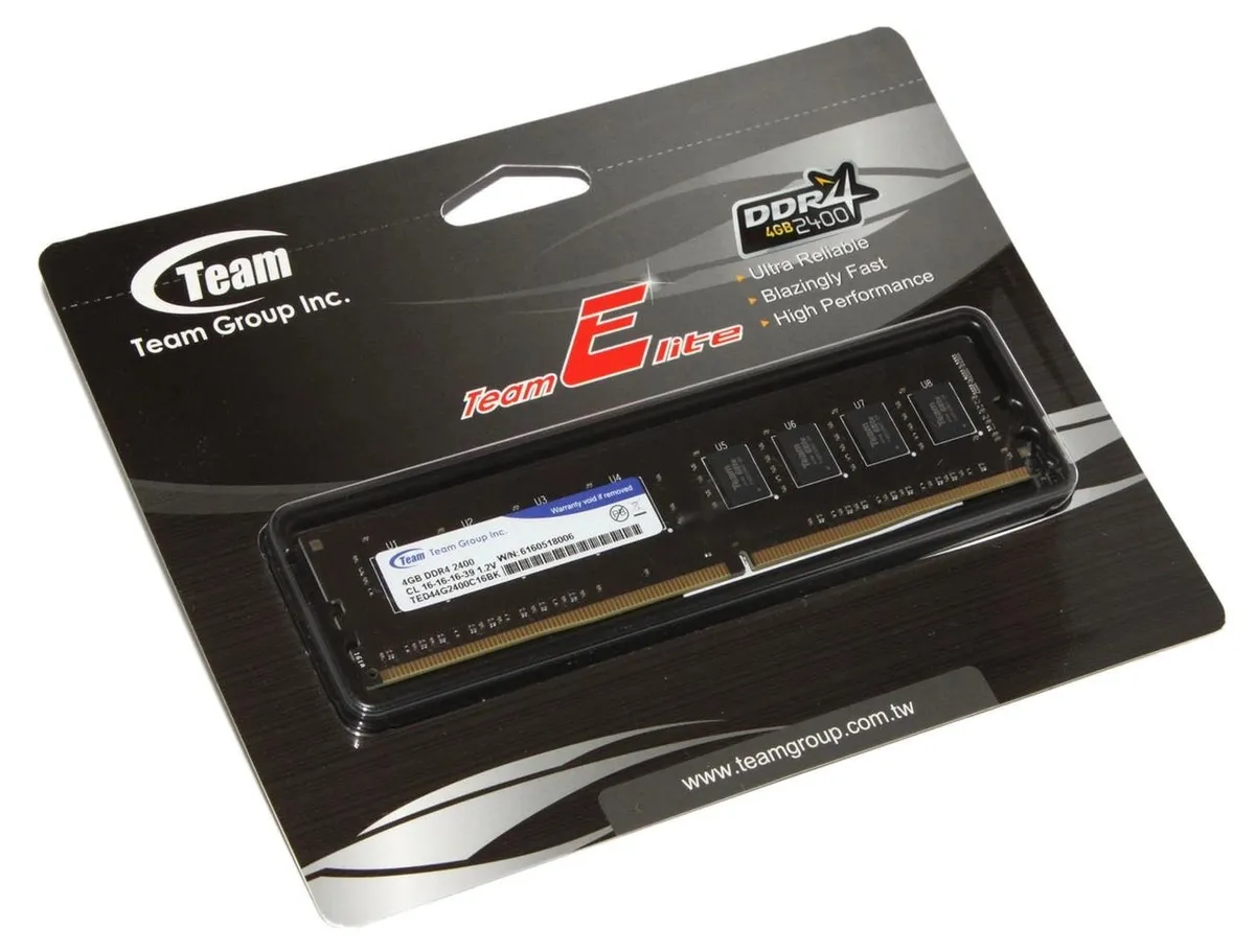 Модуль пам`яті DDR4 4GB/2400 Team Elite (TED44G2400C1601) - мініатюра 2