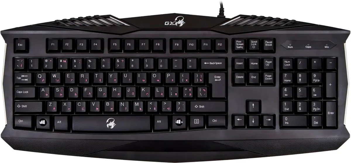 Клавіатура Genius Scorpion K220 Black (31310475104) - мініатюра 2