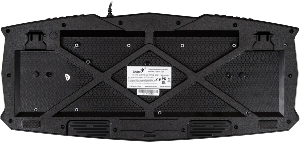 Клавіатура Genius Scorpion K220 Black (31310475104) - мініатюра 7