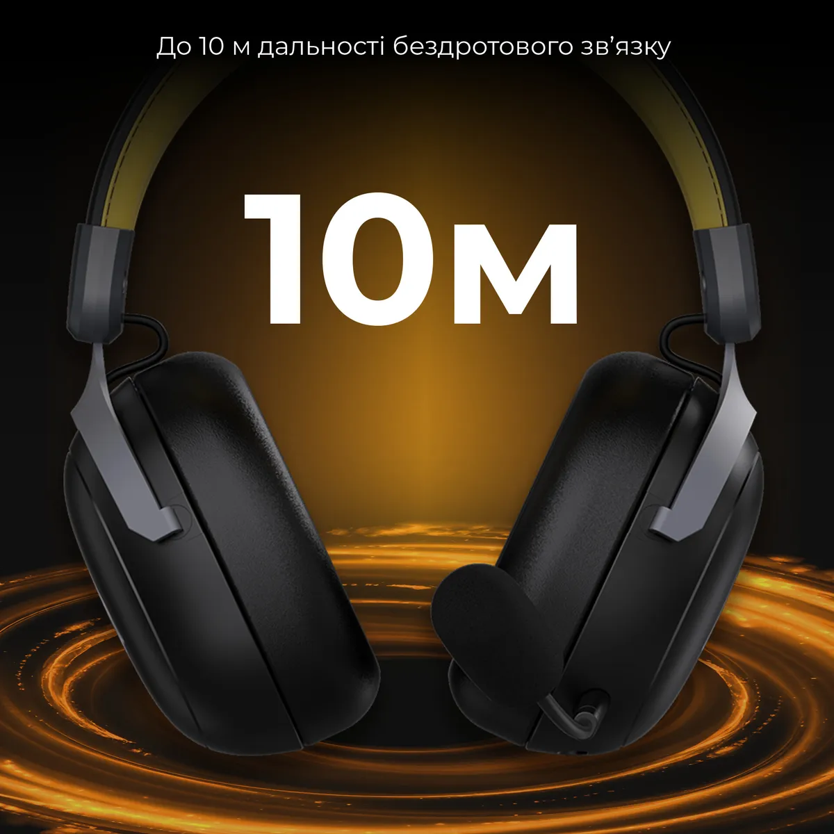 Bluetooth-гарнітура Ajazz AHM08 MAX 3-Mode Black (AHM08-MAX-BGY) - мініатюра 8